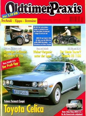 Deckblatt Oldtimer Praxis (10/2001)